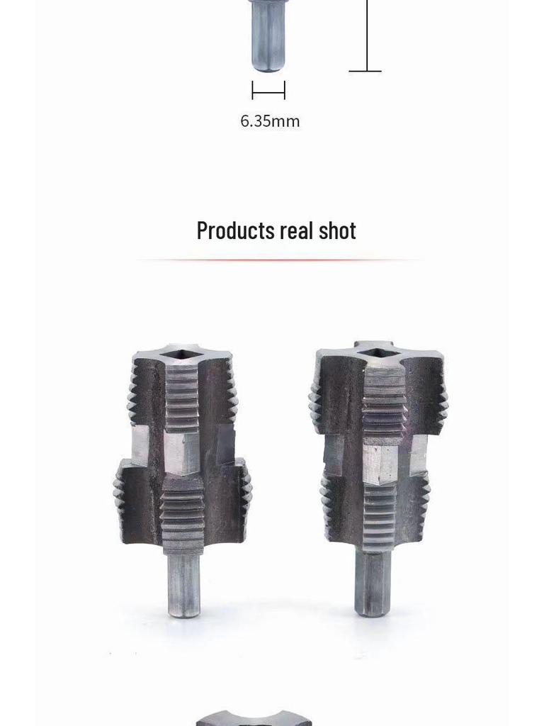 Electric Drill-Type PPR Pipe Threading Tool for Internal and External Threads (4/6 Points)