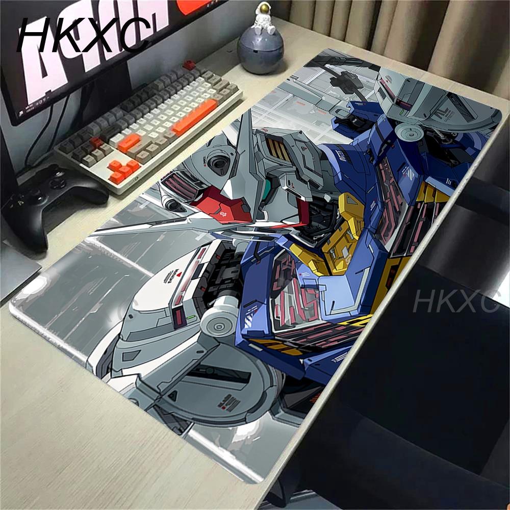 Anime Mouse Pad Gaming Accessories Mechanical Warrior Gundam Mousepad Gamer PC Computer Keyboard Desk Mat Non-slip Table Mats