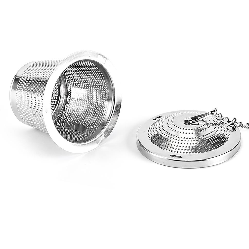 Colino Per Tè Sfuso In Acciaio Inox A Rete Ultra Fine, Con Manici A Doppia Ala, Adatto A Tazze Grandi, Filtro Per Infusi E Spezie, Regalo Ideale