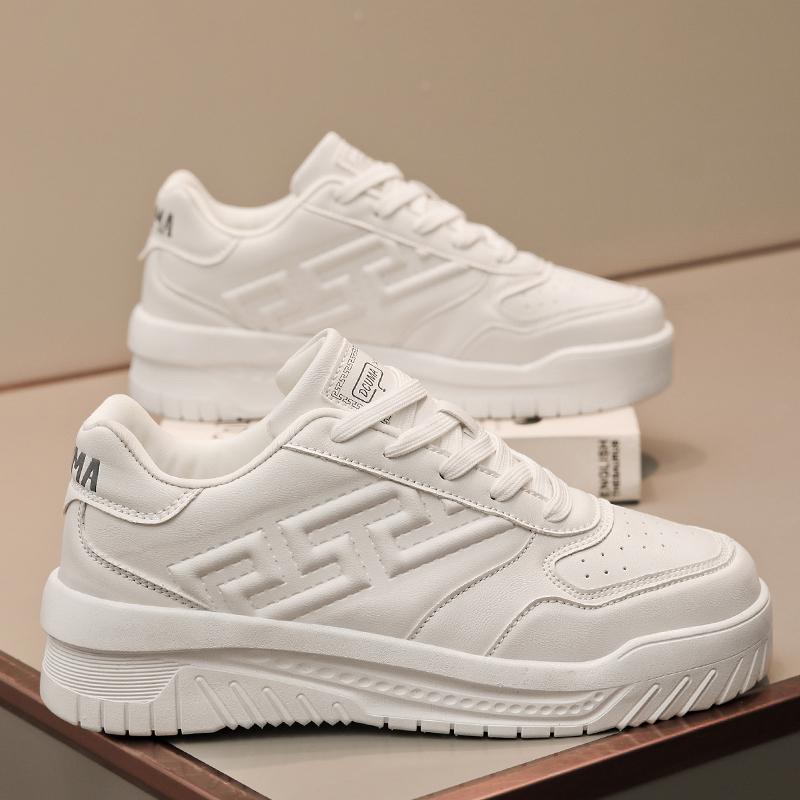 

Модные мужские кроссовки для скейтбординга PARZIVAL, мужская обувь на толстой подошве, туфли на платформе, ретро-вулканизированные туфли, повседневные кроссовки Zapatos Para Hombre 44 белый