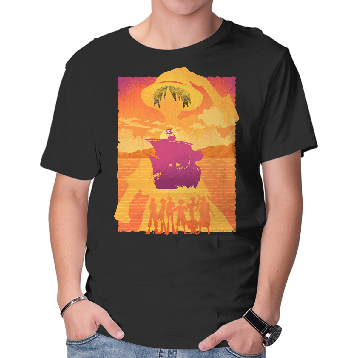 Unisex Crew Neck T-Shirt Legendary Pirate Crew Graphic Short Sleeve Casual Tee XXXXL
