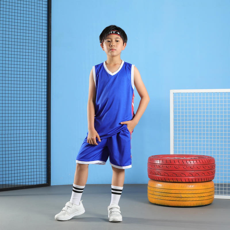 Middle-Aged And Older Children'S Men'S And Women'S Basketball Suits, Children'S Adult Summer Clothing Team Clothing, Trendy Handsome Short-Sleeved