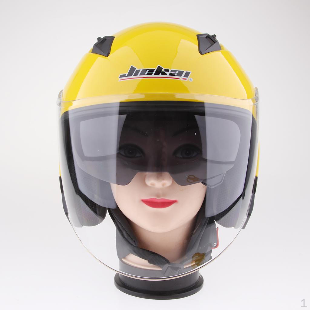 3/4 Open Helmet with Shield - Pick Size & Color
