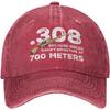 Funny Hat 308 Because Rocks aren't Effective at 700 Meters Hat Women Dad Hats Fashionable Hats