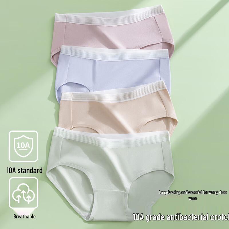 Women's 7A Antibacterial Cotton Briefs