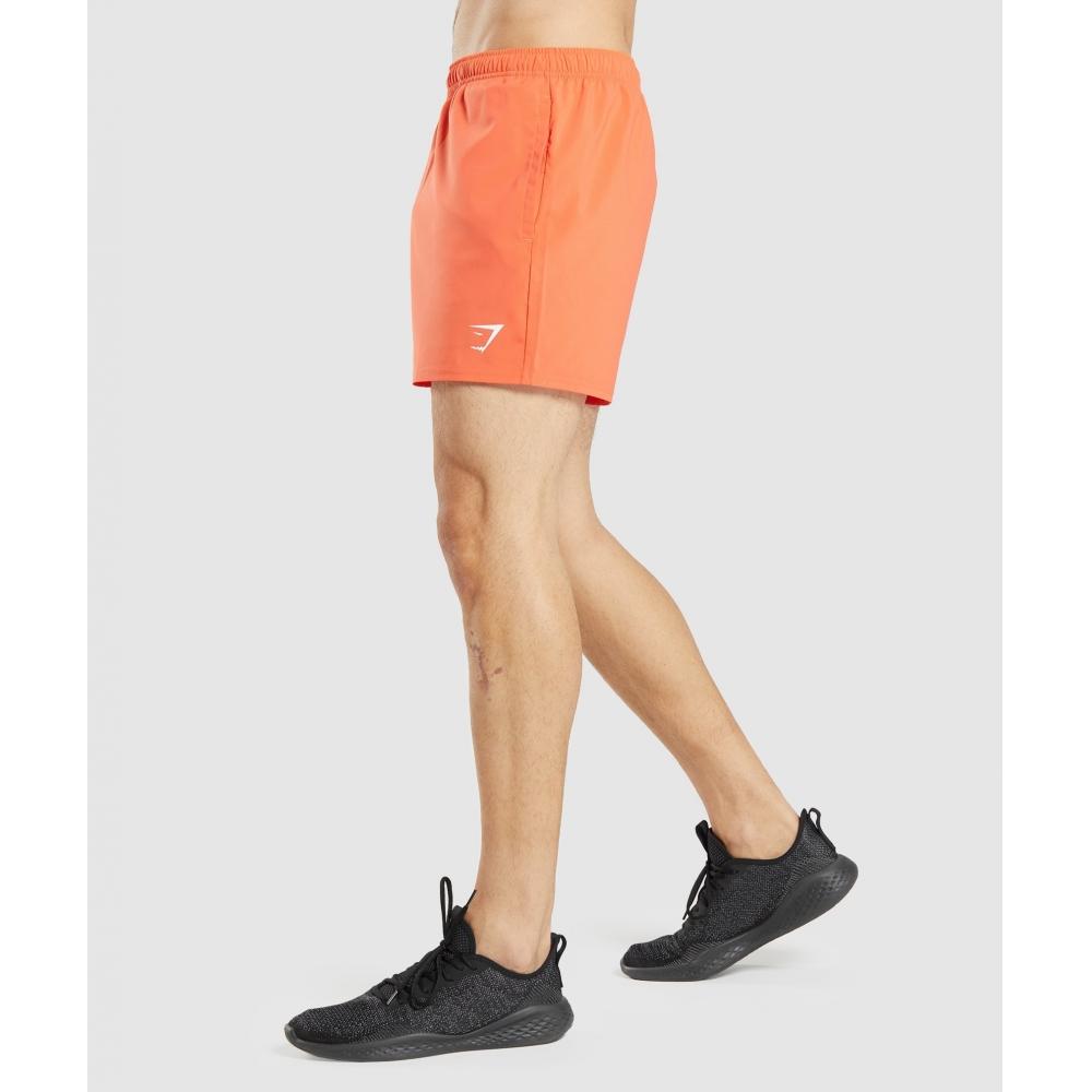 Gymshark Arrival 5  Shorts Papaya Orange A2a1m Obc7