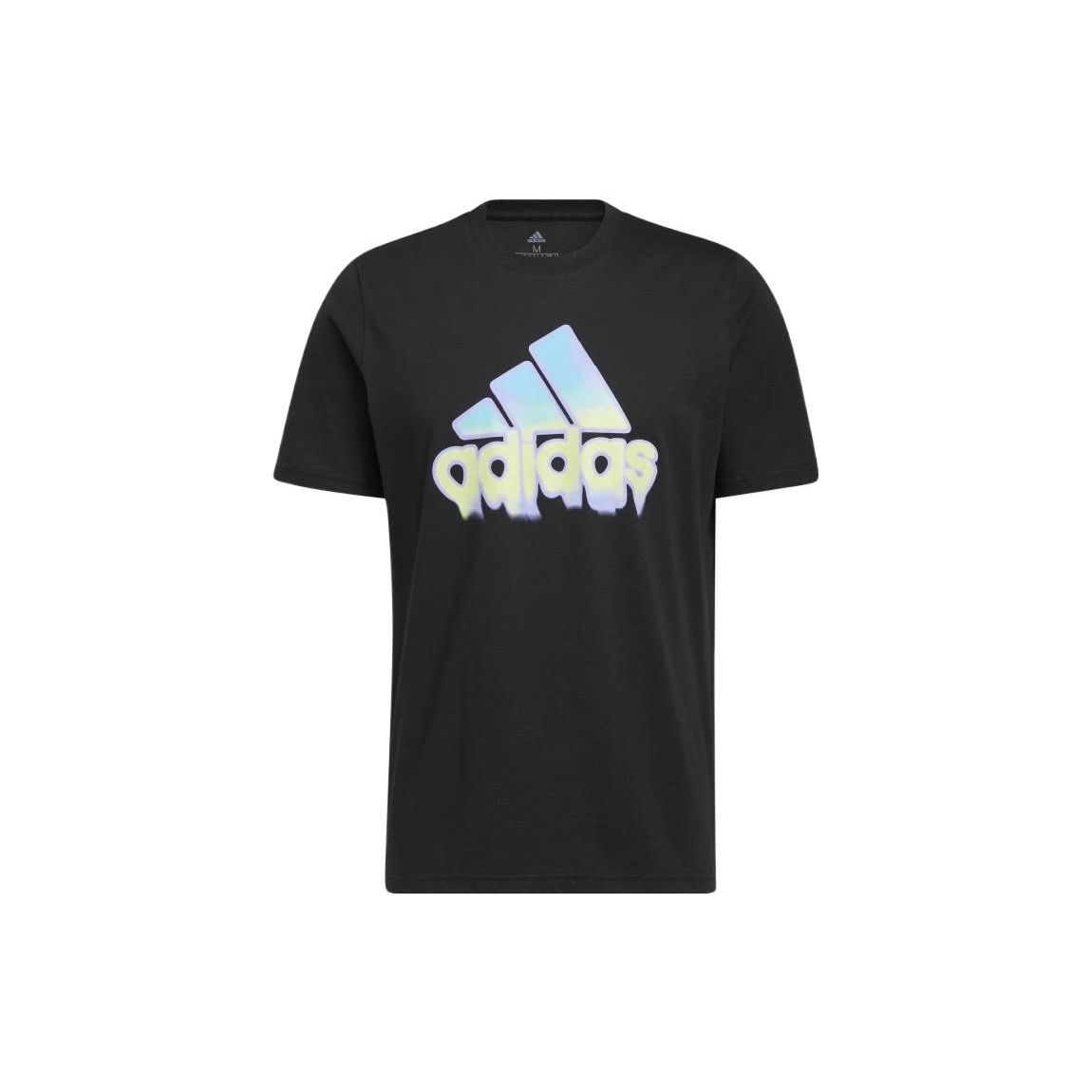 

Adidas Alphabet Logo Crewneck T-Shirt Men Tops Black HE4813 L