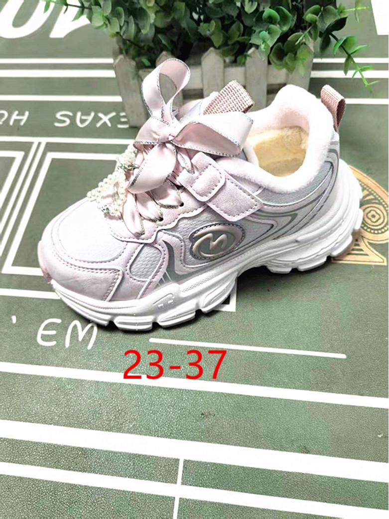 Jimi Bear 2025 Winter Kids  Girls  Warm Cotton Sports Shoes 24 розовый