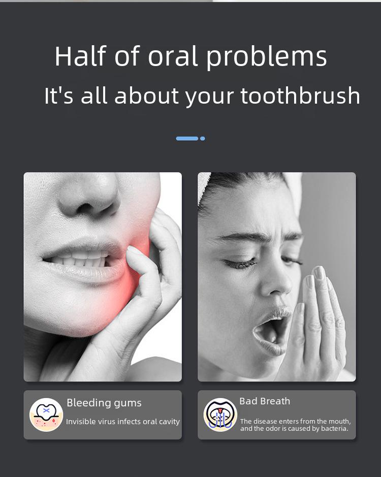 Stylish Wall-Mounted UV Disinfection Toothbrush Holder with Cup