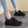 Women's Shoes 2025 New Summer Breathable and Lightweight Mesh Shoes Thick Sole Heightening Wear-resistant Sports and Leisure Shoes Trendy Shoes Women'