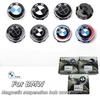 56/68mm forBMW 50th Anniversary/Commemorative Edition/All Black/Thunder Style Badge with Magnetic Suspension Hub.