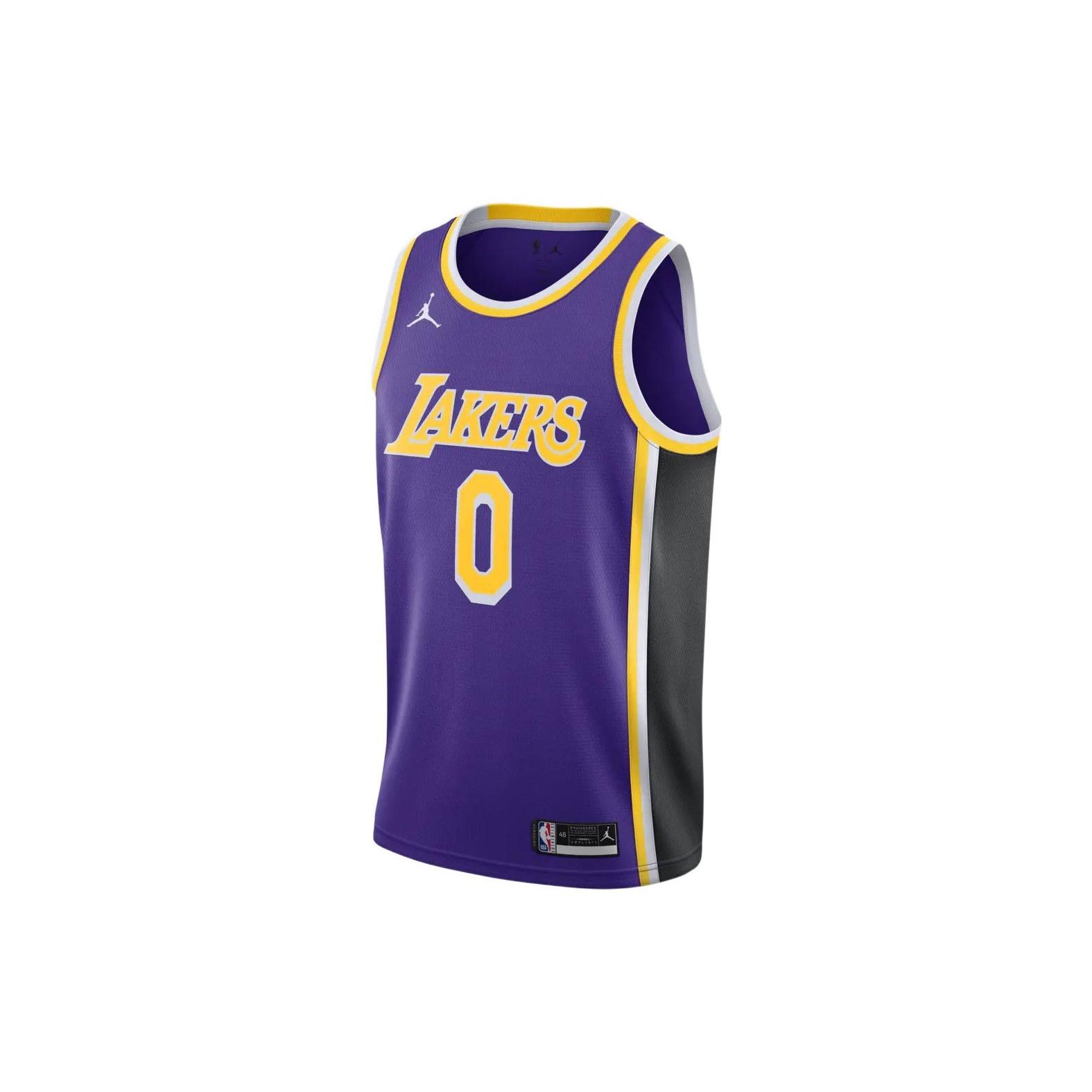Air Jordan NBA Kyle Kuzma Los Angeles Lakers 2022/23 Statement Edition Swingman Jersey #0 Men s CV9481-506 L