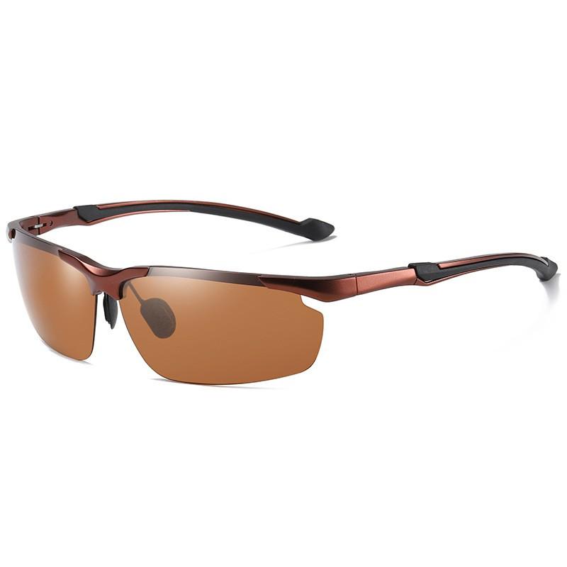 Aolong Aluminum Magnesium Polarized Cycling Sunglasses Photochromic Lens Driving Outdoor Sports UV400