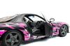 SOLID O 1/18 Mazda RX-7 (FD3S) SOLIDO WORKS Itasha 1999 (Black/Pink) Finished Model S1810605