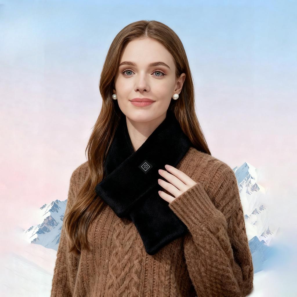 Electric Scarf, Smart Usb Charging Heating Scarf, Winter Electric Heating Scarf, Shoulder Pads and Neck Warmers Home Heaters
