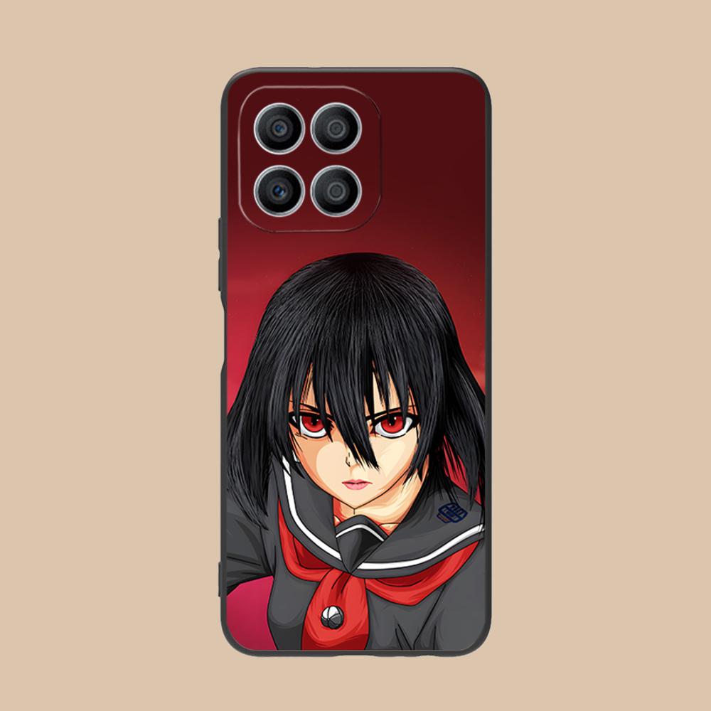 Akame Kurome Matte TPU Mobile Phone Case for Honor 90 80 70 60 50 30 20 10 9 8 7 Pro S SE Lite 5G Colorful Printing Cover