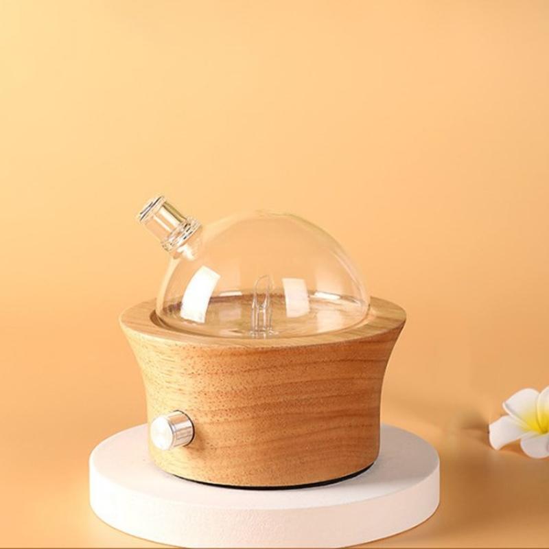 Luxurious Aromas Diffuser in Solid Wood and Glass Essential Diffuser Perfect for Creating Scented Ambiances for Home