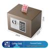 Mini 17E Electronic Safe: In-Wall Coin-Operated Piggy Bank for Households