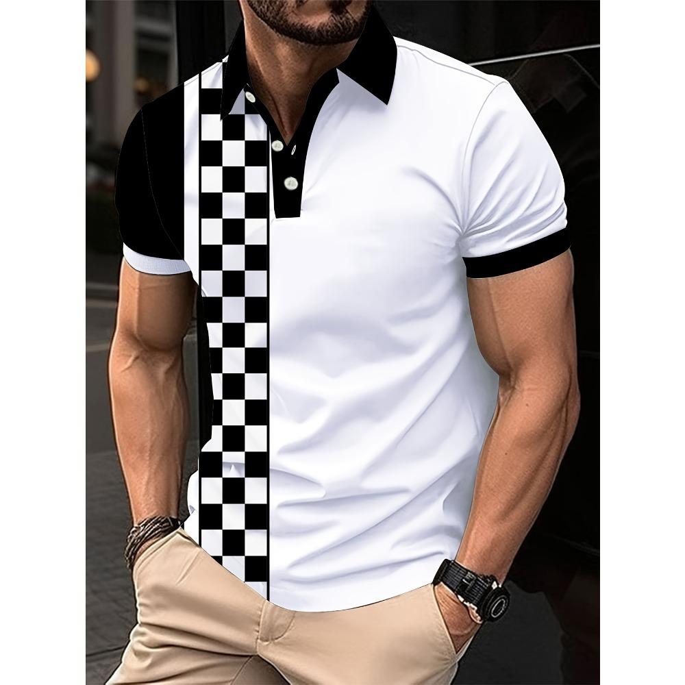 Summer men s polo shirt casual fashion S