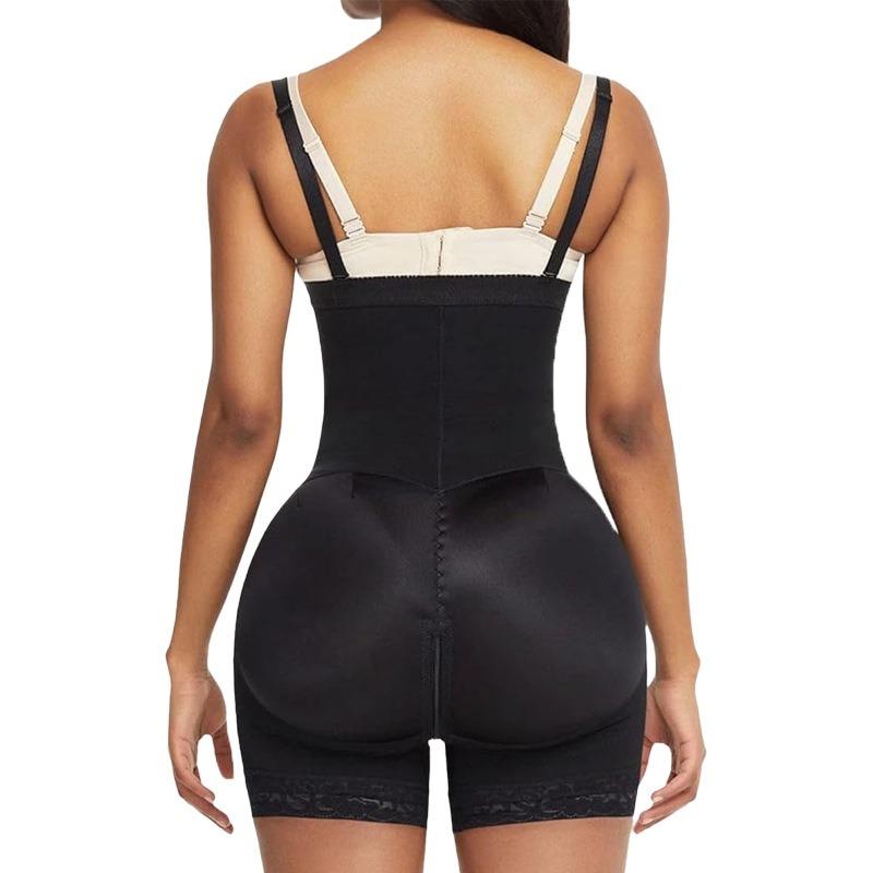 Damski body z bocznym zamkiem, kontrolujące brzuch, unoszące pośladki, wyszczuplające, modelujące