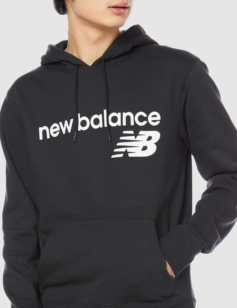 New Balance Core Fleece Hoodie Black S (MT03910) Sweatshirt, Fleece-lined Hoodie, Men's, (BK),
