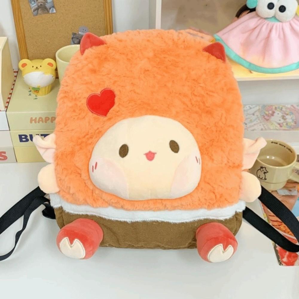 Kawaii Cartoon Fluffy Backpack Casual Plush Shoulder Bag Cute Student’s School Bag  Outdoor