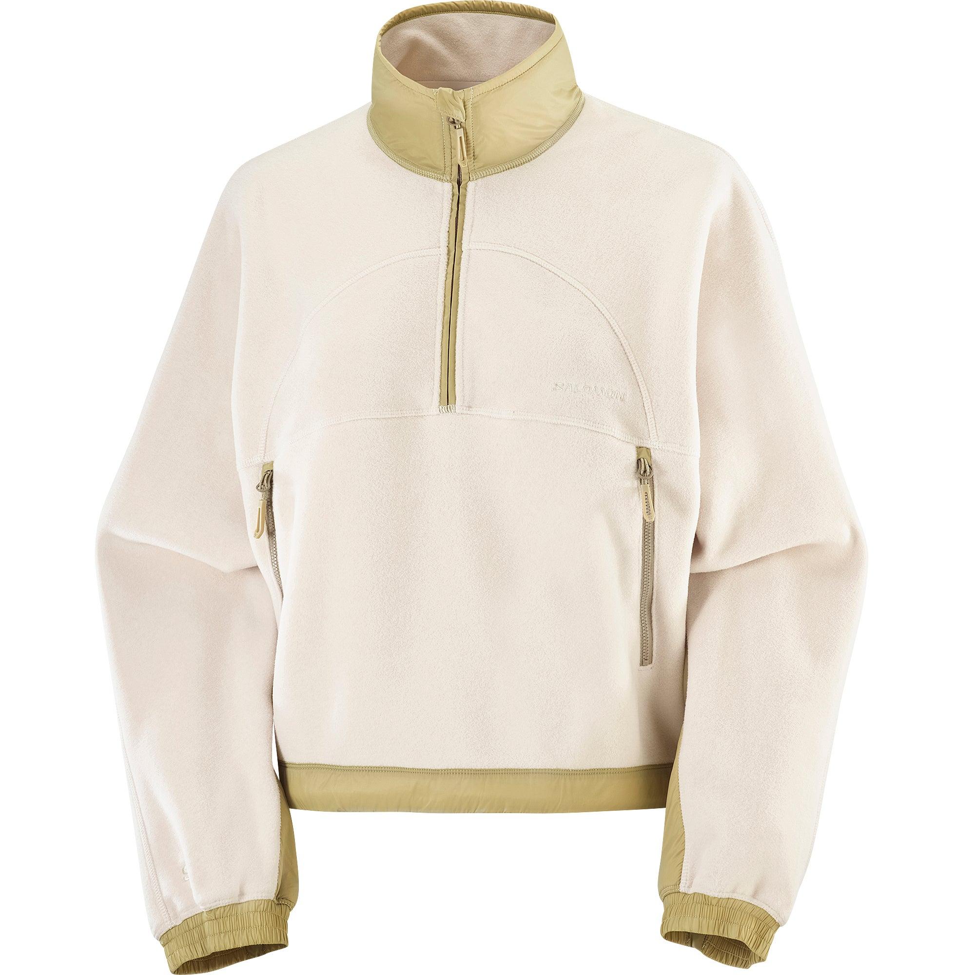 

SALOMON Женский мидлейер на молнии до середины бедра Chroma Укороченный Удобный Воротник-стойка Длинный рукав Дышащая куртка Женские куртки C26421 S