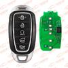 Kompatibel mit 5-Tasten Hyundai Santa Fe Schlüsselanhänger Fernbedienung TQ8-FOB-4F29