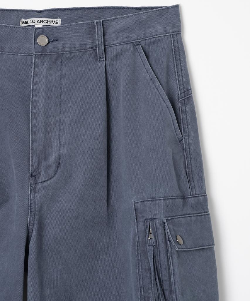 MILLO ARCHIVE Washed Multi Cargo Pants [Vintage Blue]