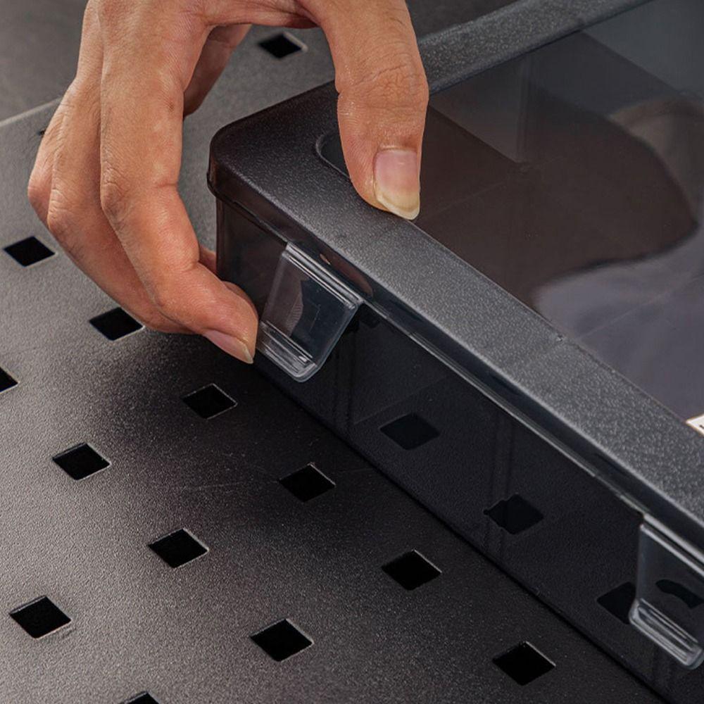 Packaging Transparent Slots Screw Tool Storage Box Component Case Parts Box Organizer Box