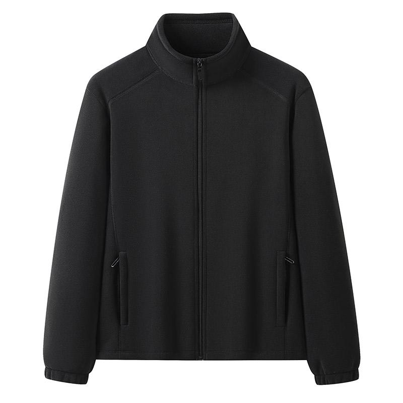 

Двусторонняя флисовая куртка-топ, Утепленная флисовая куртка, Флисовая куртка L чёрный