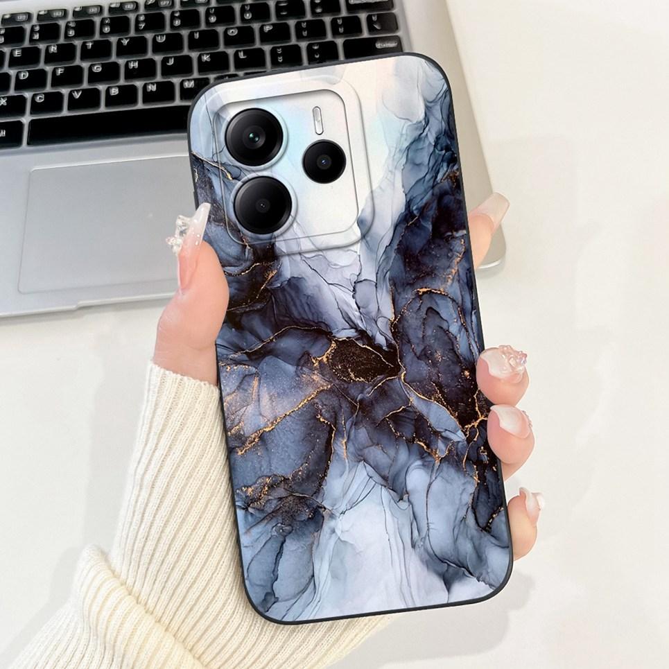 New Fashion Case For Xiaomi Redmi Note 14 14S 14 Pro Plus Phone Shell Flower Butterfly Luxury Girly Back Cover Soft Silicone