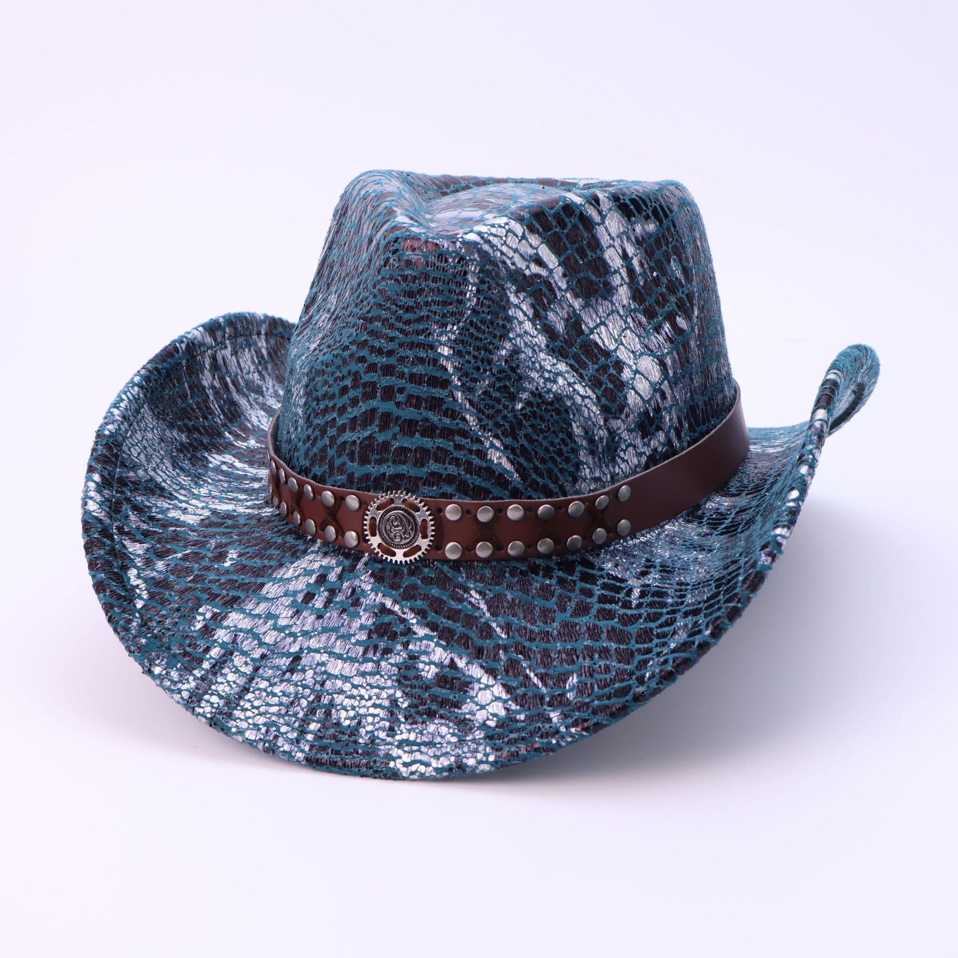 Retro Snake Cowboy Hat Men`S And