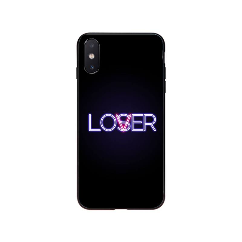 Sad Depression Black Word Heart Broken Phone Case for Iphone 14 13 12 11 Pro Max Case For iPhone XS MAX X XR SE2 8 7 Plus
