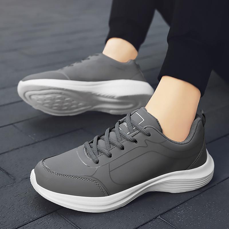 Fashion New Men Running Shoes Winter Warm Male Sneakers Anti-slip Breathable Men's Walking Shoes Lace Up Soft Casual Shoes Lightweight
