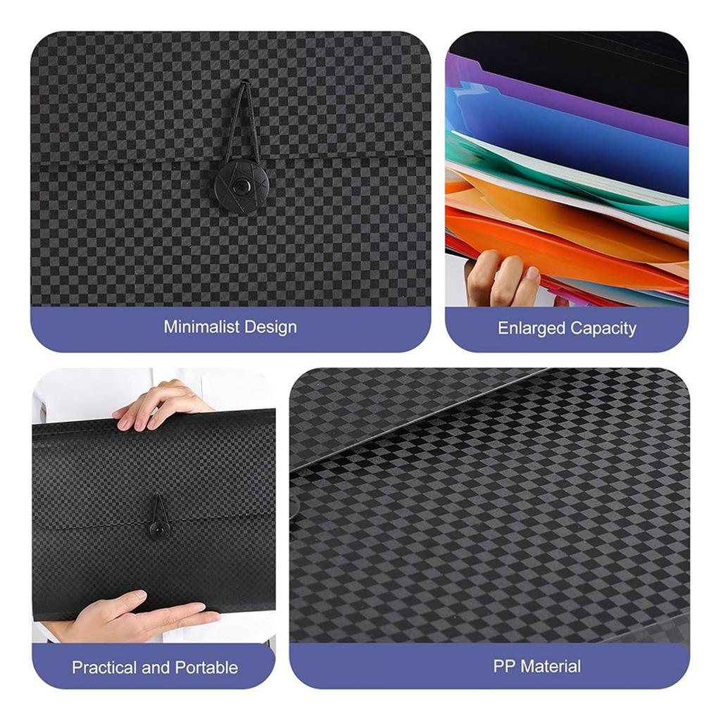 2026 New File Organizer, 13-Pocket Expanding Folder Accordian Folder Great for Home, Office, Travel & Classroom