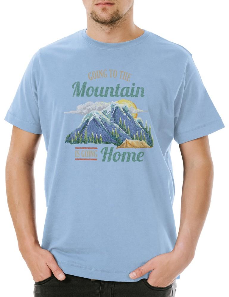 

Going To The Mountain Mens T-Shirt Camping Outdoor Camping Campfire Camping Tent S