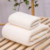 2-in-1 Bathroom Towel Set, 2 Pack Bath Towel and Towel, Quick to Dry, Lighteweight Soft Cotton Towel Set High Water Absorbent