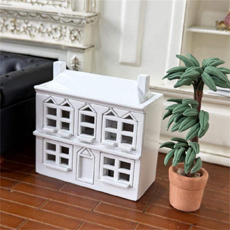 Retro House Model for Kids Decorative Cottage Figurines Miniature Home Decoration Perfect for Collectors and Enthusiasts