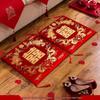 Red Wedding Kneeling Cushions for Newlyweds: Perfect for Blessings, Tea Ceremony, and Traditional Kowtow Rituals.