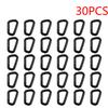 15-50PCS D-shape Belt Hanger Buckles Reusable Snap Type Safety Lock Buckles Lightweight High Strength Hardware Tools for Camping