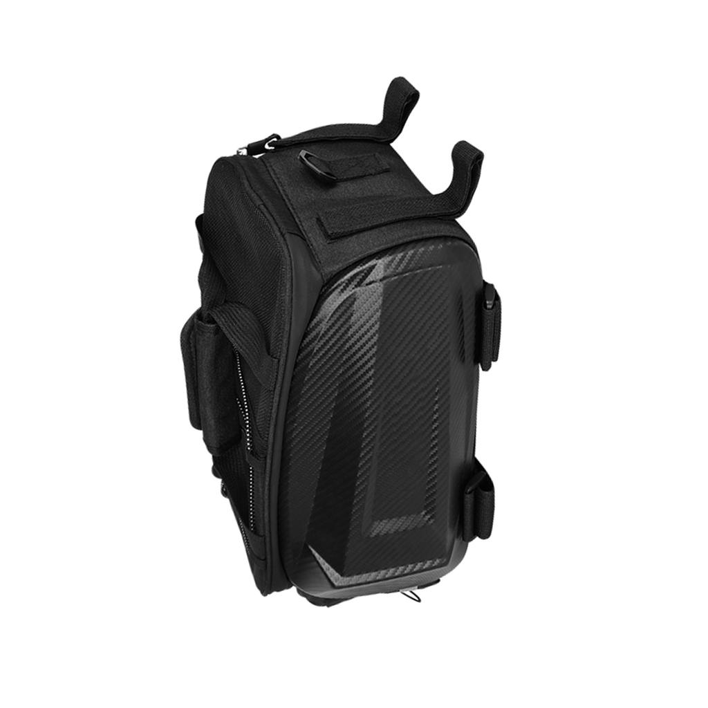 Bike Rack Bag Large Capacity Bike Seat Bag Expandable Multi Layer Design Easy Access Practical Storage Cycling Gear