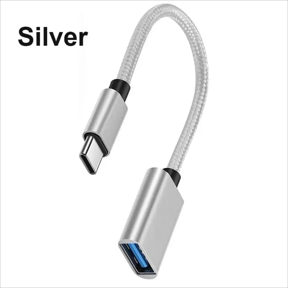 Type-C OTG Cable Adapter USB To Type C Adapter Connector for Xiaomi Samsung S20 Huawei OTG Data Cable Converter for MacBook Pro