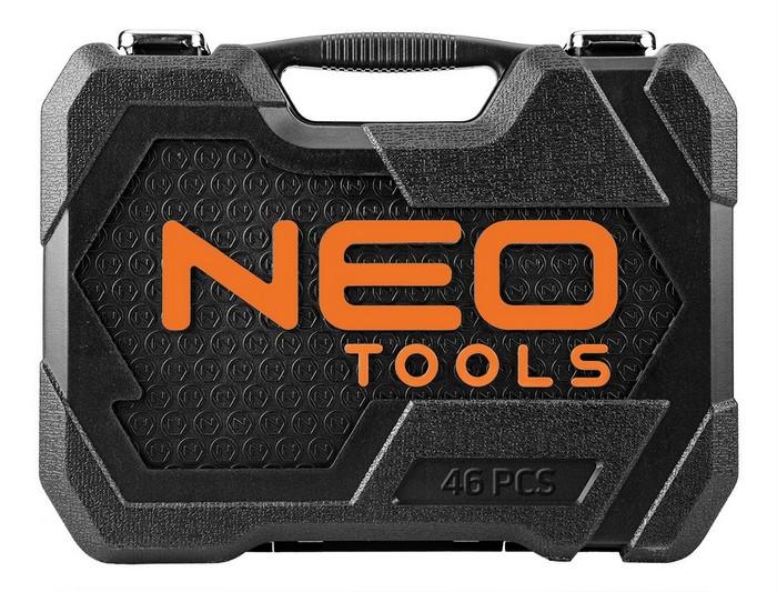 Pass-Through Socket Set 1/4' + 3/8', 46 Pcs - T N10-019