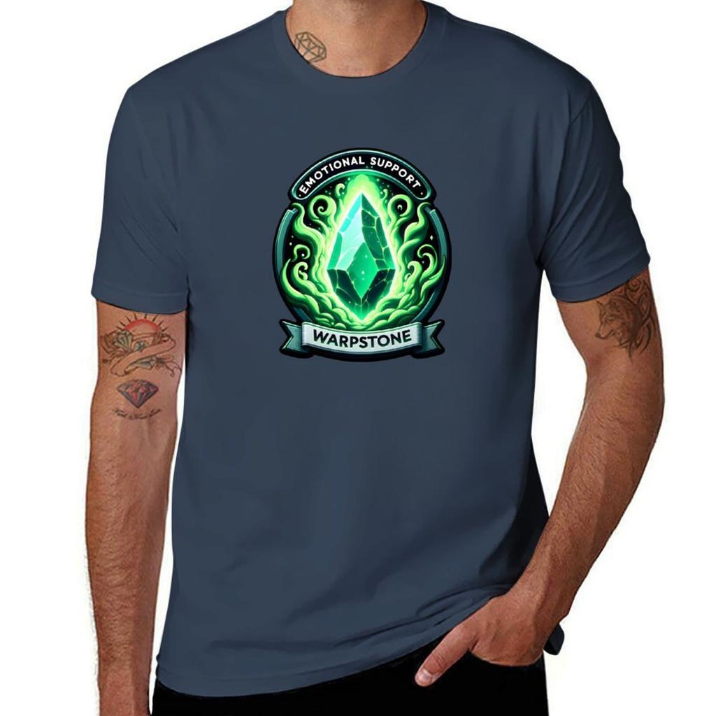 Emotional Support Warpstone T-Shirt Soft Lightweight Cotton T-Shirt