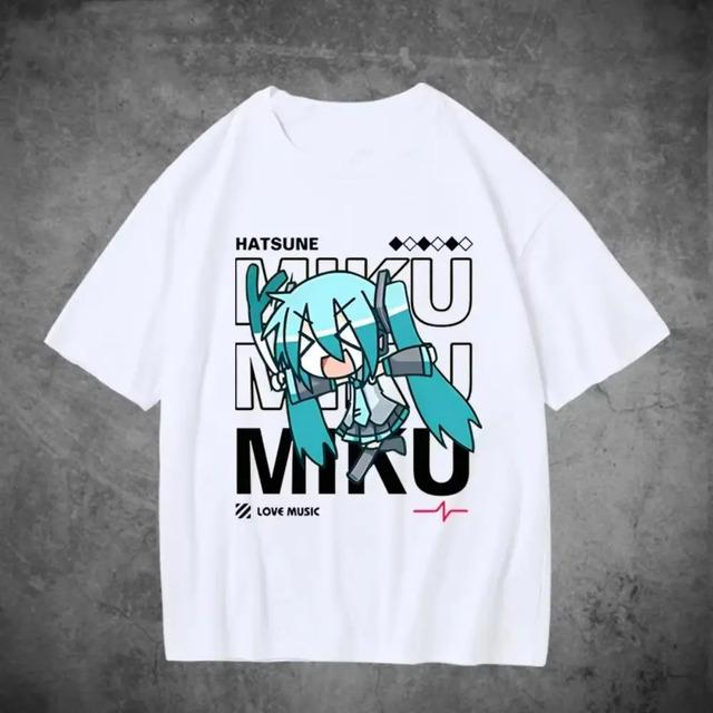 Camiseta Anime Hatsune Miku Love Music S