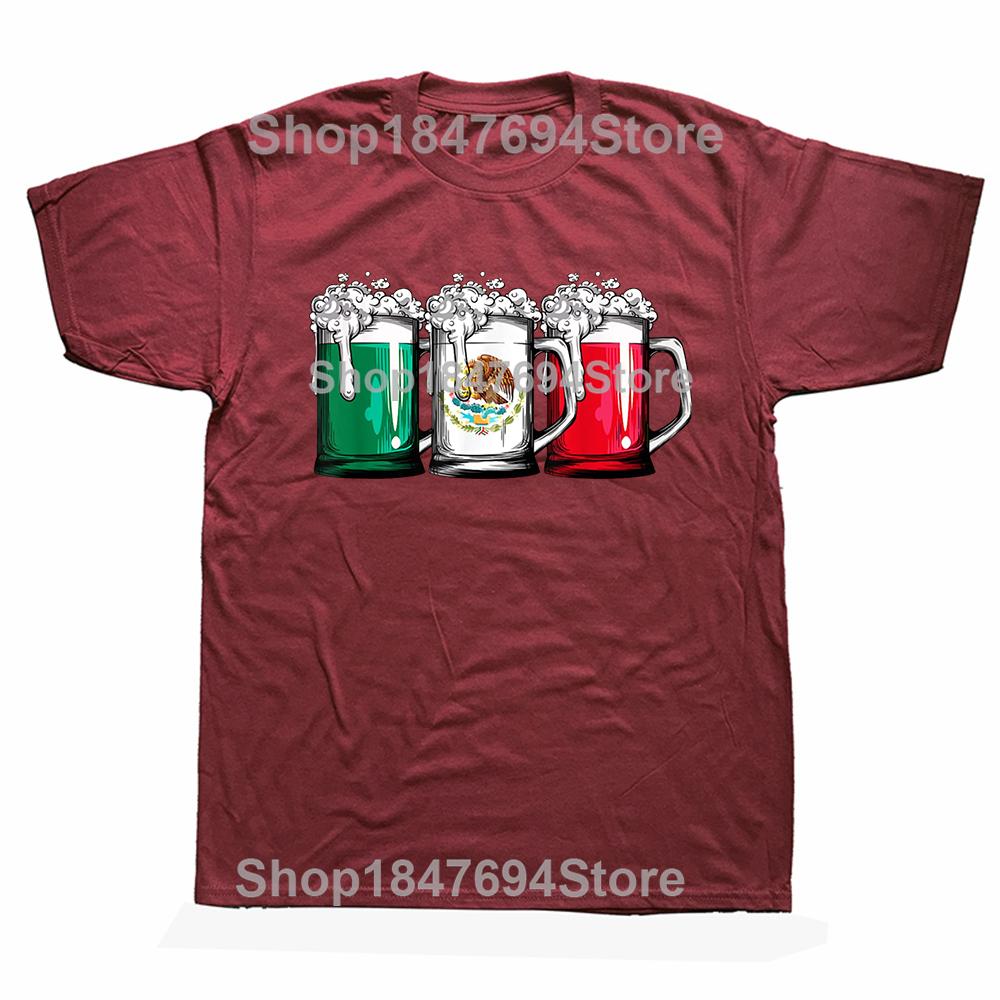 Funny Mexican Girl Hair Flag Mexico Pride T Shirt Tee Tops Round Neck ShortSleeve Fashion Tshirt Clothing Casual Basic Tshirts