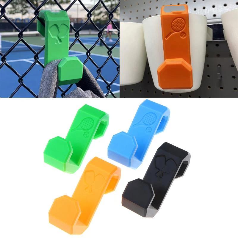 Durable Tennis Court Fence Hook Lightweight Portable Cup Holder Rack Accessory for Sports Training Recreational Use