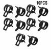 Secure and Reliable 10pcs Black Spring Hose Clip Silicone Hose Fuel Clip