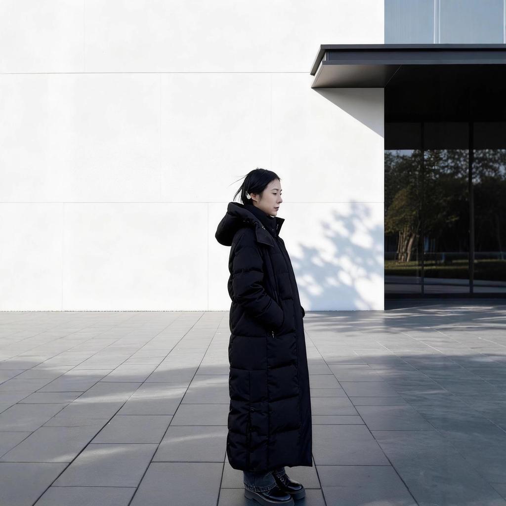 New Unisex Long Ankle-Length Winter Jacket - Loose Fit, Warm, Korean-Style